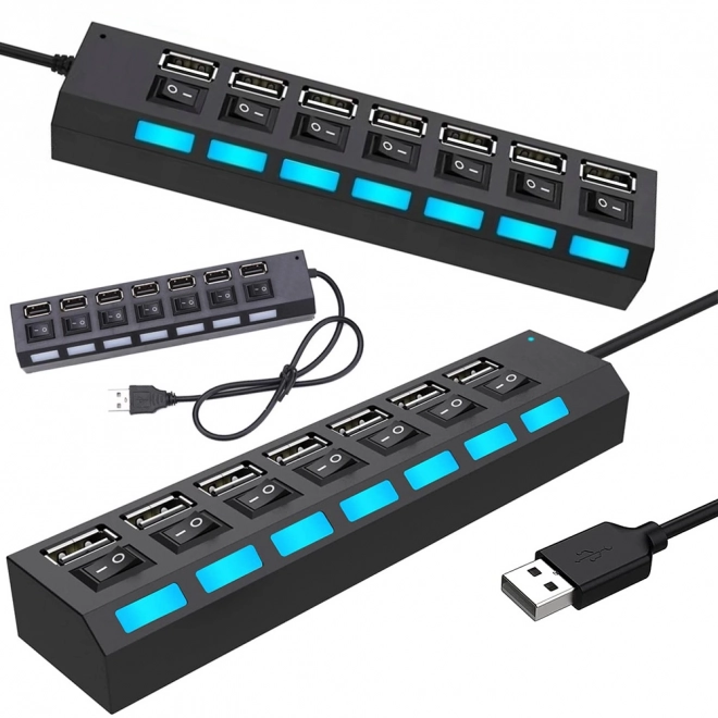 Hub port USB 7x 2.0