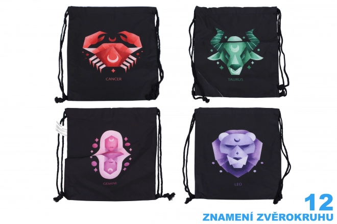 Sac pour chaussures Zodiac noir