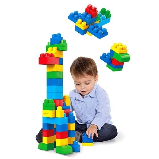 Mega Bloks Premiers Constructeurs Blocs dans un sac plastique 60 pcs