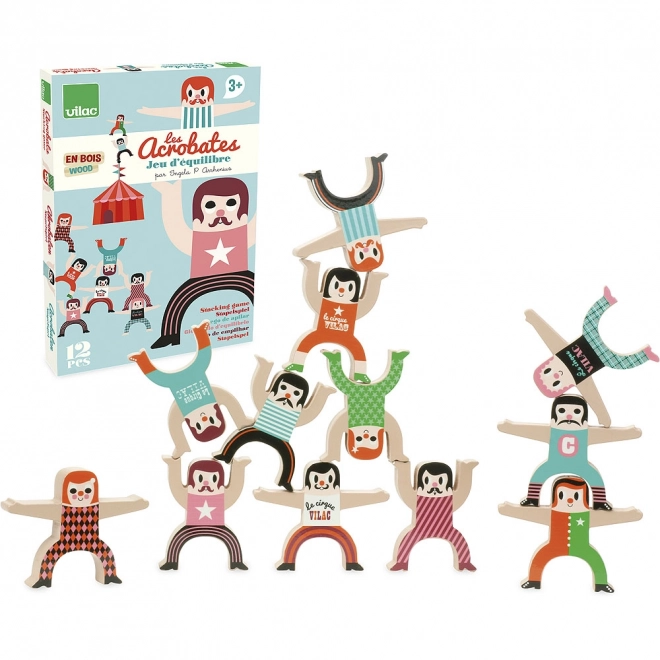 Vilac Figurines en bois acrobates