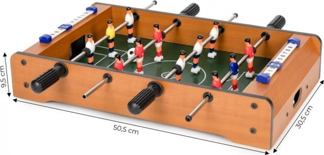 Mini baby-foot en bois pour enfants