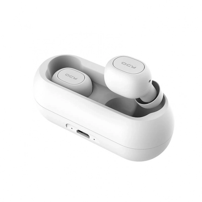 Écouteurs sans fil TWS QCY T1C Bluetooth V5.0 (blanc)