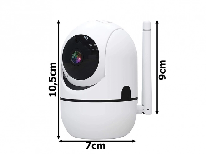 Caméra IP pour usage intérieur avec Wi-Fi et tête rotative