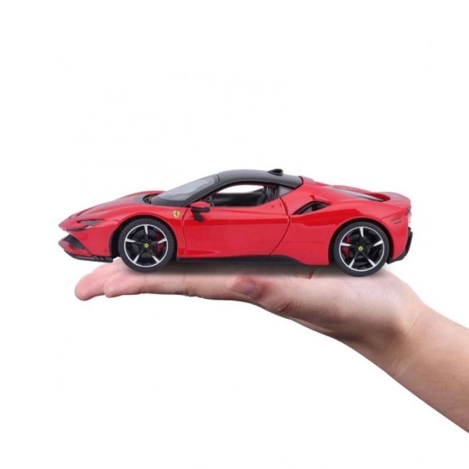 Bburago 1:24 Ferrari Top SF90 Stradale Rouge