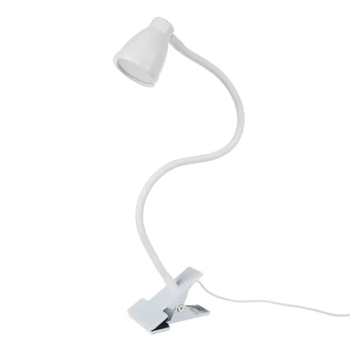 Lampe de table blanche avec pince Izoxis