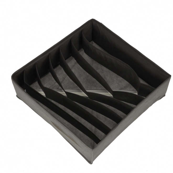 Organisateur gris pour tiroir de sous-vêtements et chaussettes - 4 pièces