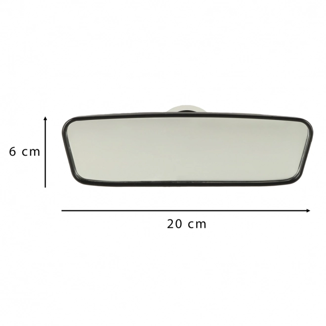 Rétroviseur large avec ventouse 20 cm