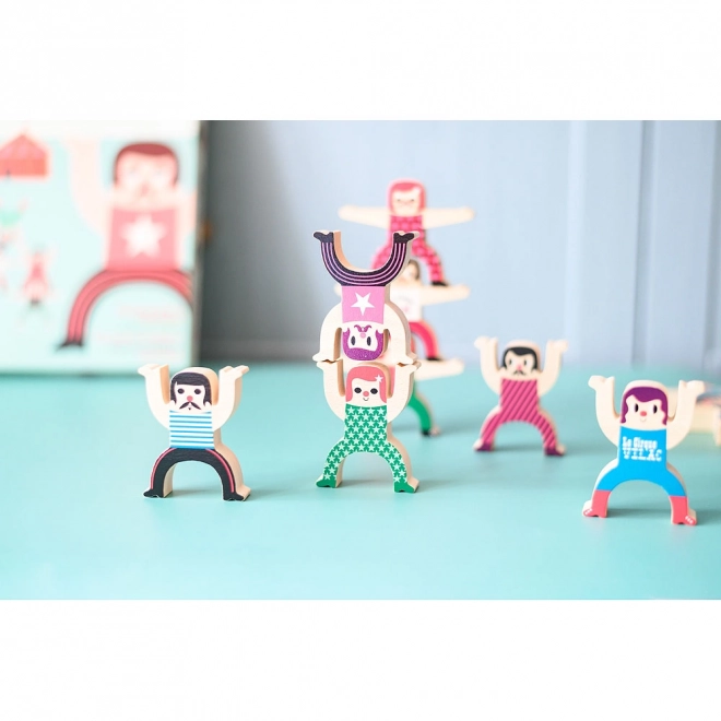 Vilac Figurines en bois acrobates