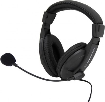 Casque stéréo EH103 avec microphone et réglage du volume