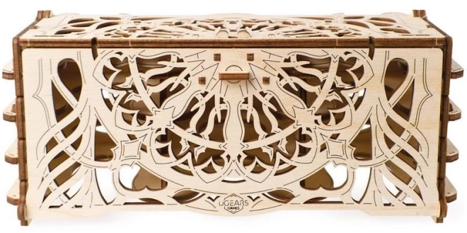 Coffret de cartes de collection Ugears Puzzle mécanique en bois 3D