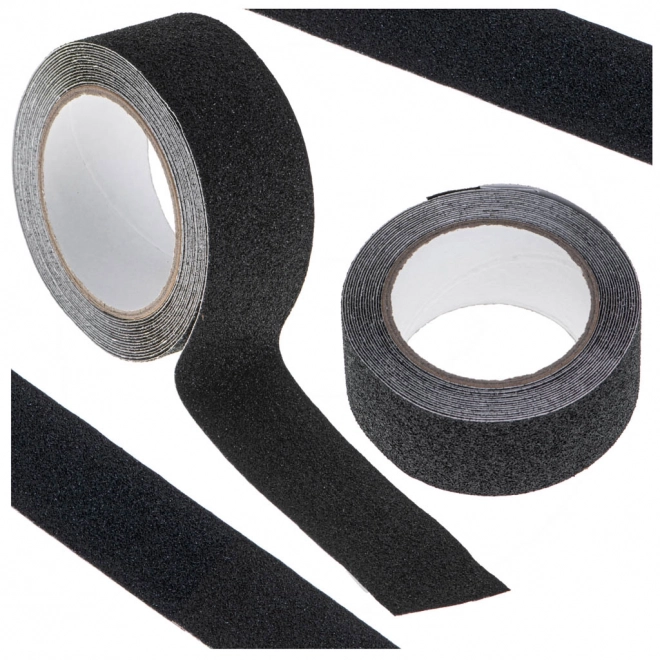 Ruban antidérapant noir-jaune 5cmx5m – Noir