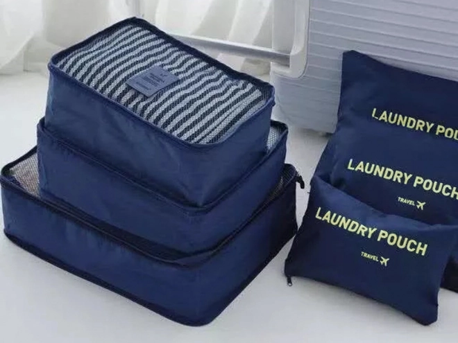 Organisateurs de voyage en filet pour bagage x6