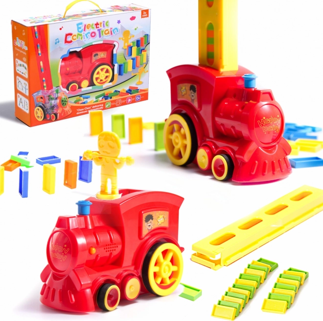 Train set de dominos pour enfants – Rouge