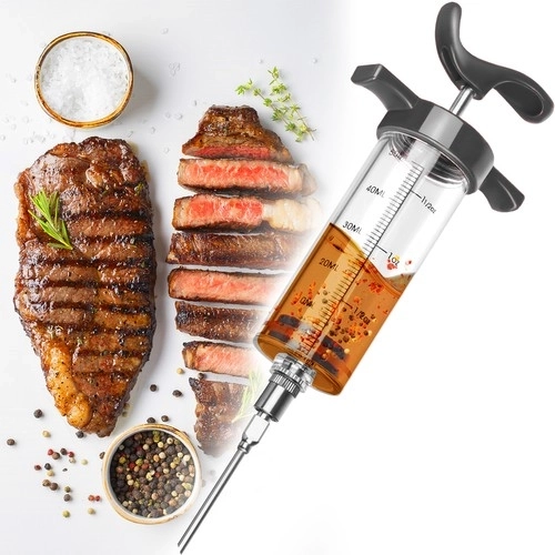 Injecteur pour marinades + 3 aiguilles Ruhhy 23055