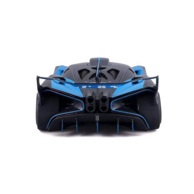 Modèle Bugatti Bolide bleu/noir 1:18