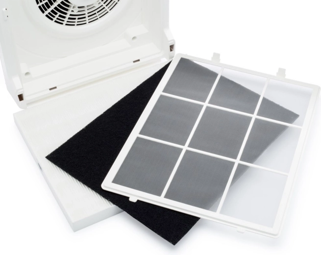 Filtration à quatre niveaux avec True HEPA 99,97 %