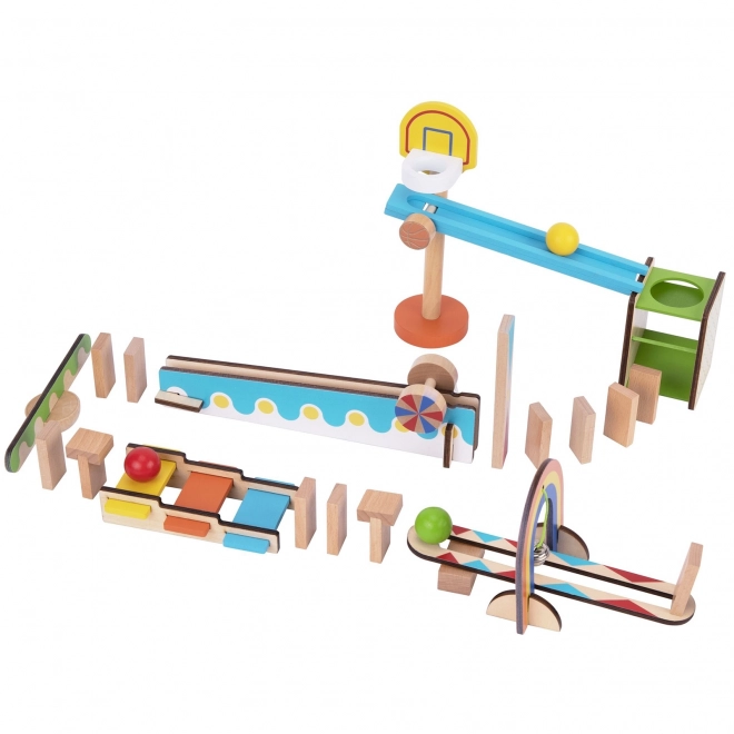Blocs de construction en bois domino / puzzle domino Tooky Toy