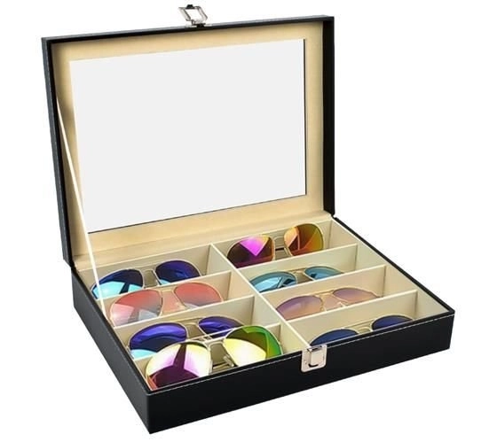 Organisateur pour lunettes 8 compartiments