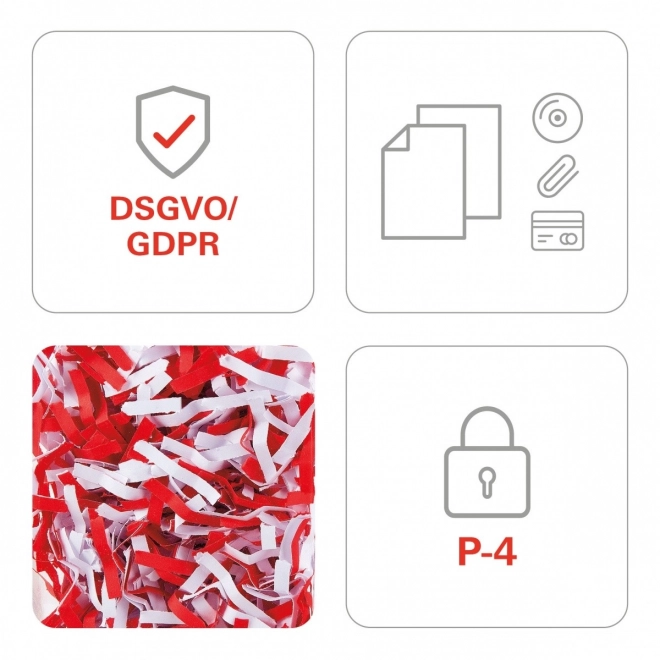 Destructeur de documents Shredstar X10 coupe en morceaux 4.5x30mm