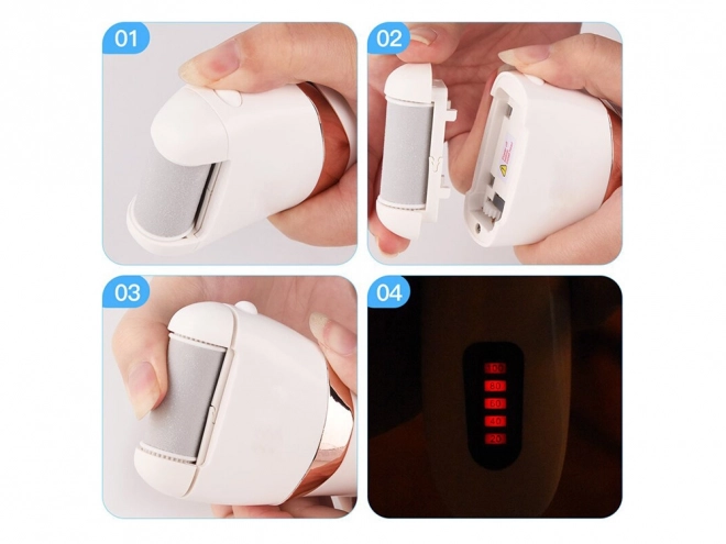 Fraise électrique pour pieds avec écran LCD