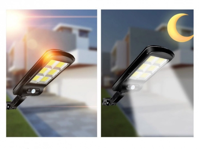 Lampe solaire avec capteur de mouvement et changement de lumière