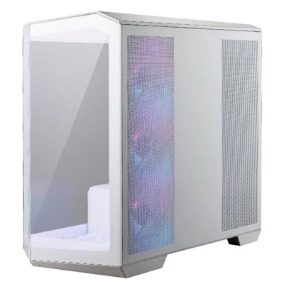 Armoire MAG PANO M100R PZ blanche avec verre trempé et USB