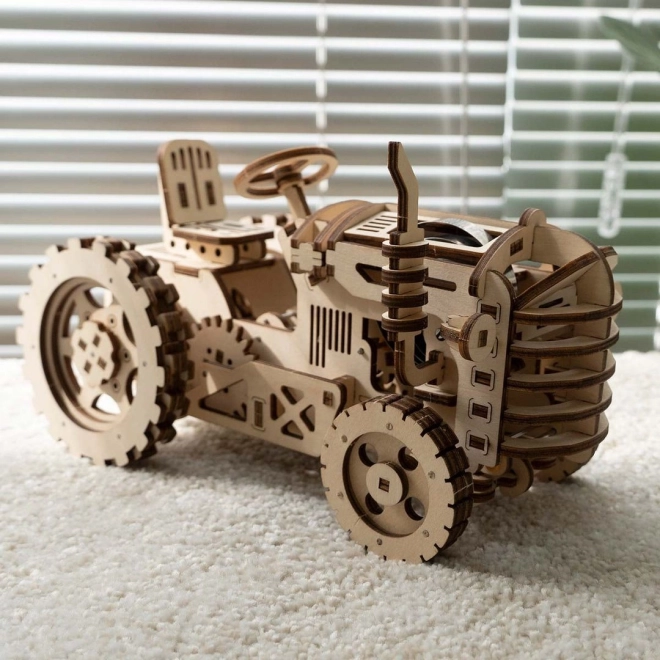 Puzzle mécanique en bois 3D RoboTime Tracteur