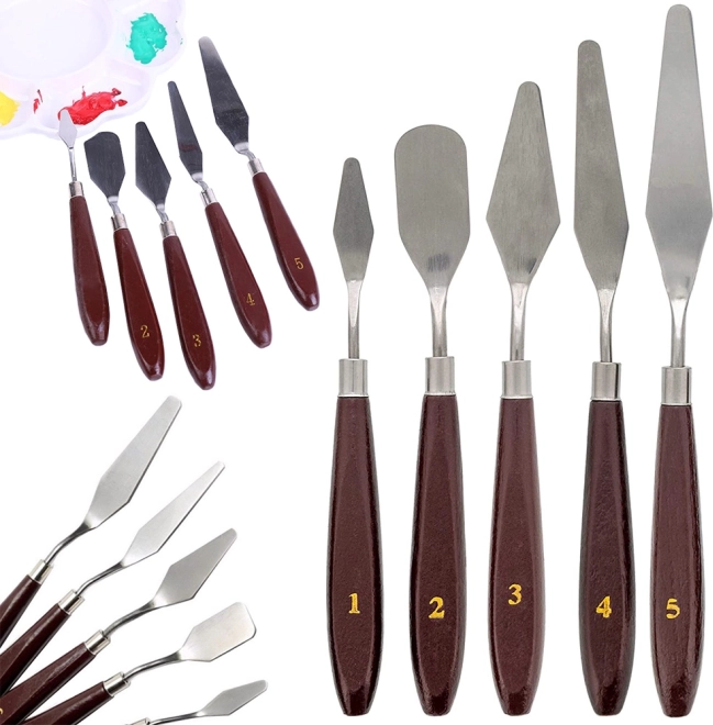 5 formes pour différentes techniques