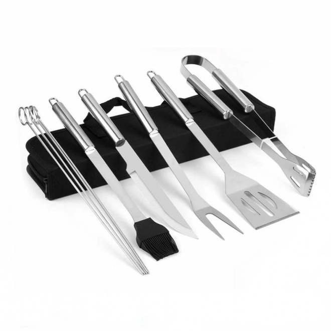 Ensemble d'outils de grillade 9 en 1 avec étui