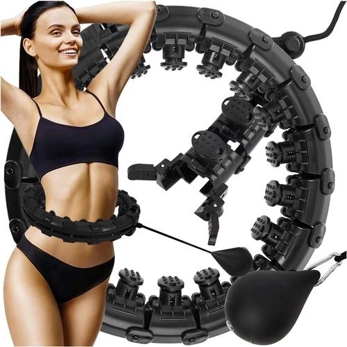 Hula hoop avec bosses de massage et poids Trizand
