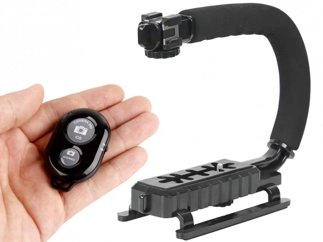 Kit de vlogging avec support, lumière LED et microphone