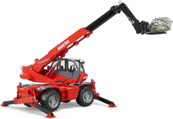Cabine rotative et flèche extensible