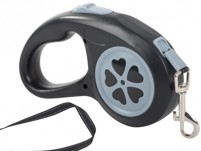 Laisse rétractable automatique pour chiens 5m jusqu'à 15kg