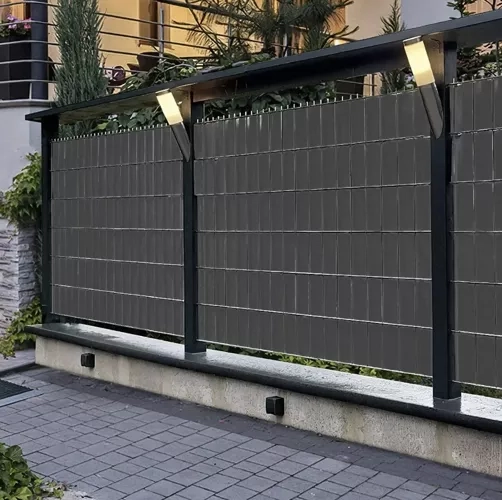Bande de clôture 19cmx35m 630g/m2 anthracite 23703