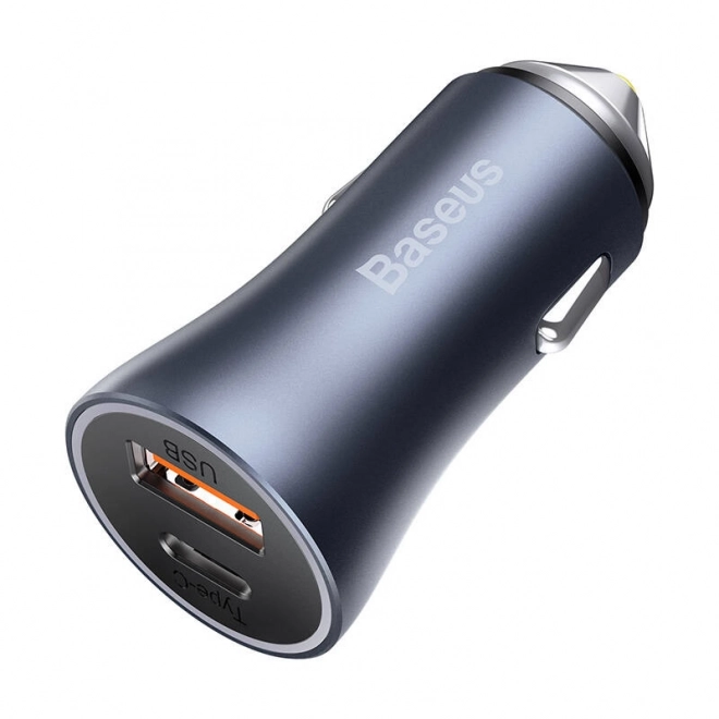 Chargeur de voiture Baseus avec USB et USB-C, 40W