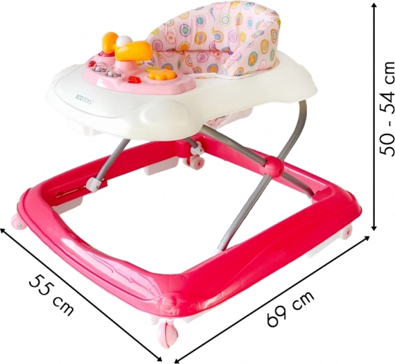 Réglage de la hauteur à 3 niveaux 50–54 cm