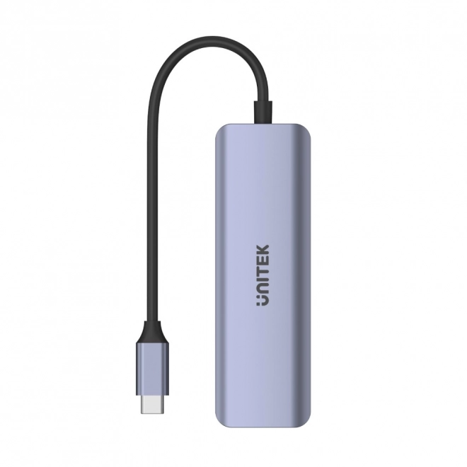 Hub USB-C 4en1 Unitek Gris Sidéral