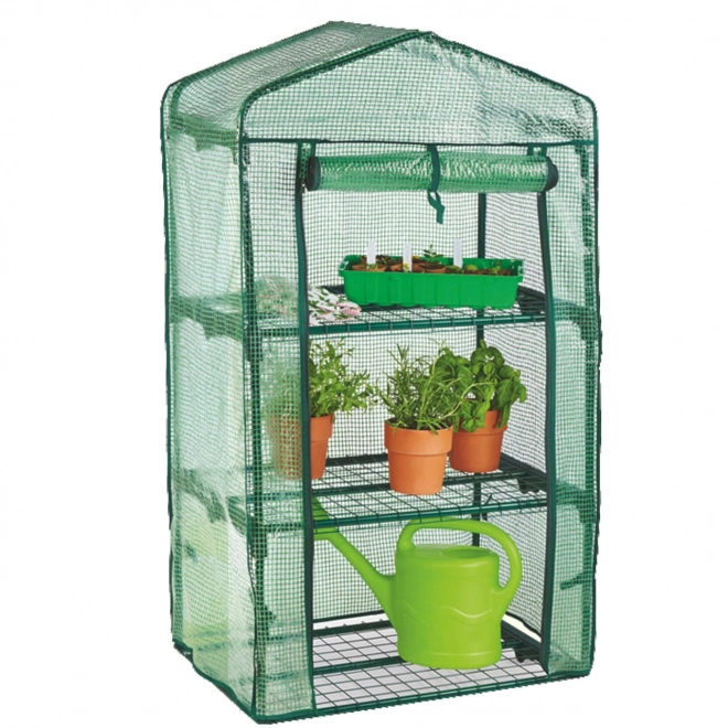 Jardin de balcon serre jardin potager avec trois étagères pour fleurs 69 x 49 x 125 cm