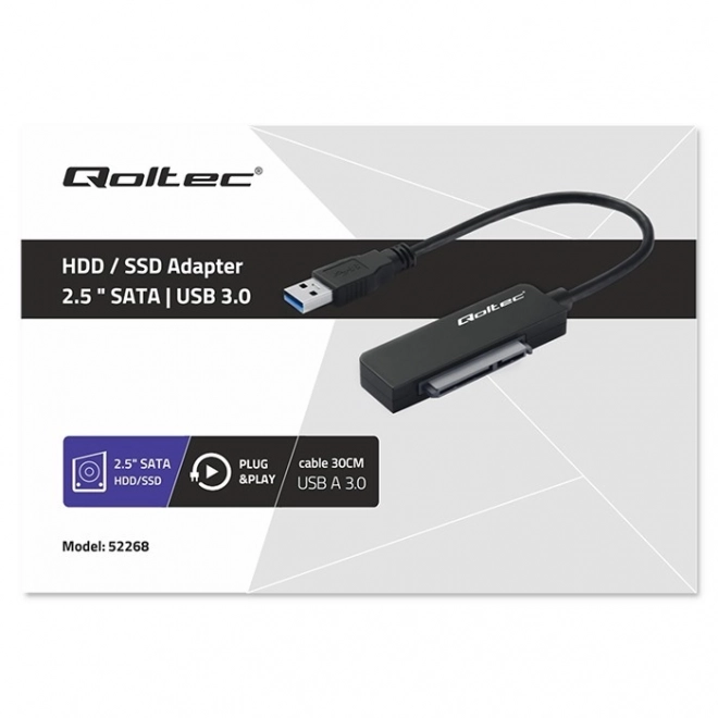 Adaptateur SATA | Adaptateur SSD HDD 2,5" | Super vitesse 5Gb/s | 2TB – USB 3.0