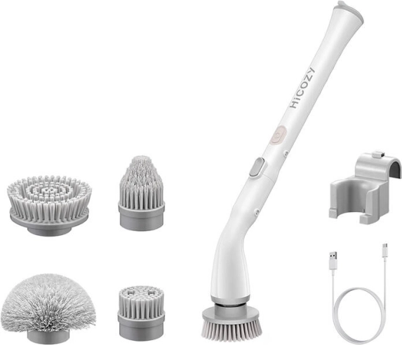 Brosse électrique de nettoyage HICOZY avec manche télescopique