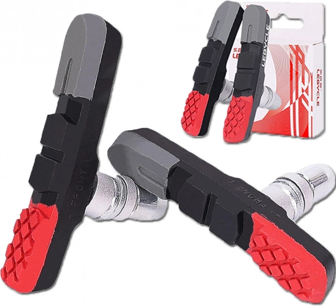 Patins de frein V-brake filetés pour VTT, trekking et vélos de ville