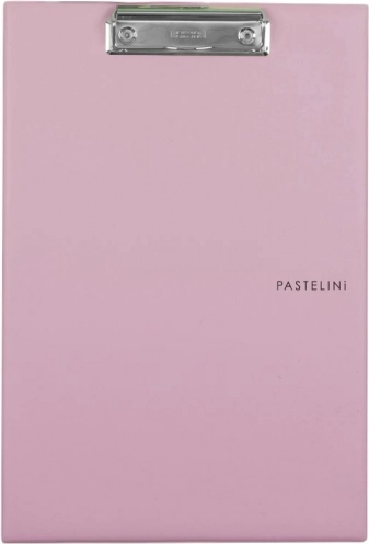Porte-bloc PASTELINI rose en plastique