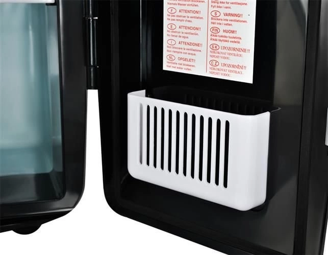 Ruhhy Réfrigérateur mini portable noir 4L 12V/220V