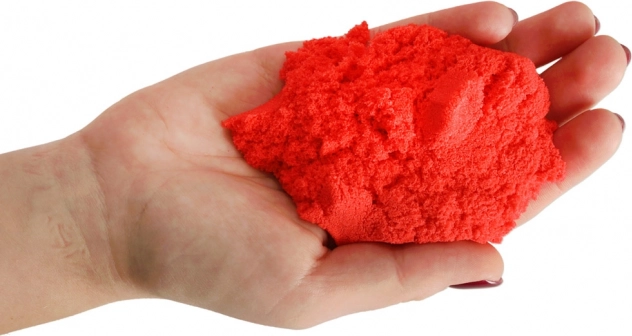 Sable magique cinétique pour enfants 1 kg – Rouge