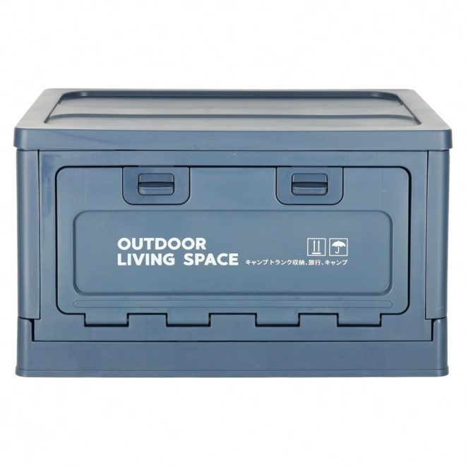 Boîte de camping - caisse pliante 25l bleu
