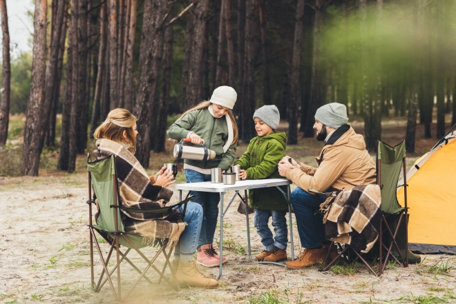 Table de camping pliante 80x60 cm