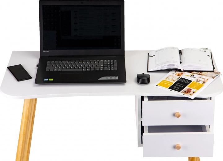 Deux tiroirs spacieux pour l’ordre