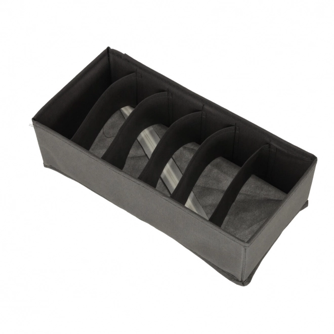 Organisateur gris pour tiroir de sous-vêtements et chaussettes - 4 pièces