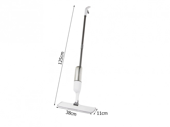 Serpillière pliable avec support et pulvérisateur