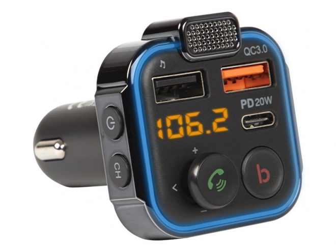 Transmetteur FM Bluetooth 5.1 avec charge rapide QC 3.0